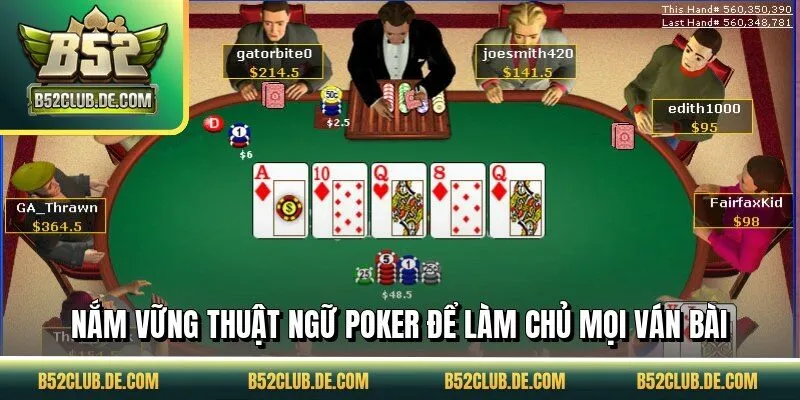 Nắm vững thuật ngữ Poker để làm chủ mọi ván bài