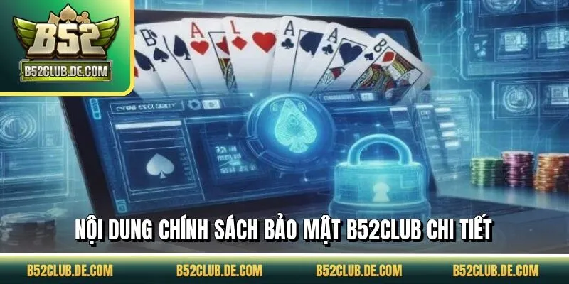 Nội dung chính sách bảo mật B52CLUB chi tiết